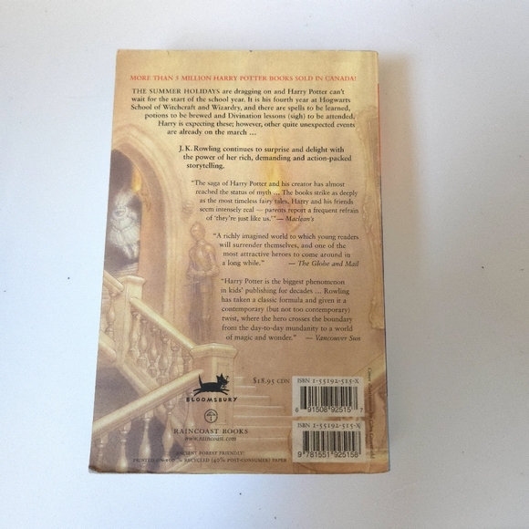 1st Edition Harry Potter and the Goblet of Fire Paper Back Book 1st Editon - Picture 4 of 8